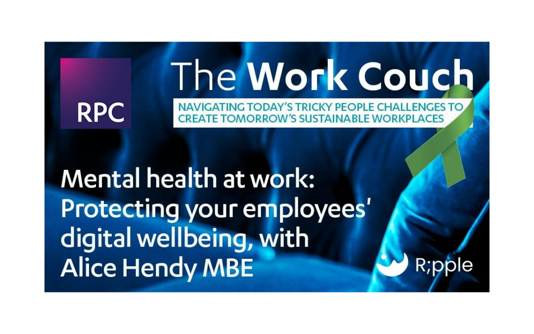 RPC features Ripple in their Work Couch mini-series on mental health