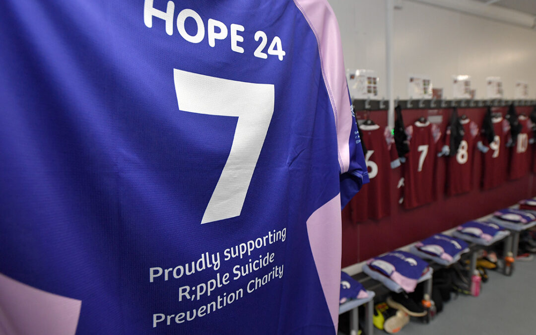West Ham United Academy show support for Ripple Suicide Prevention